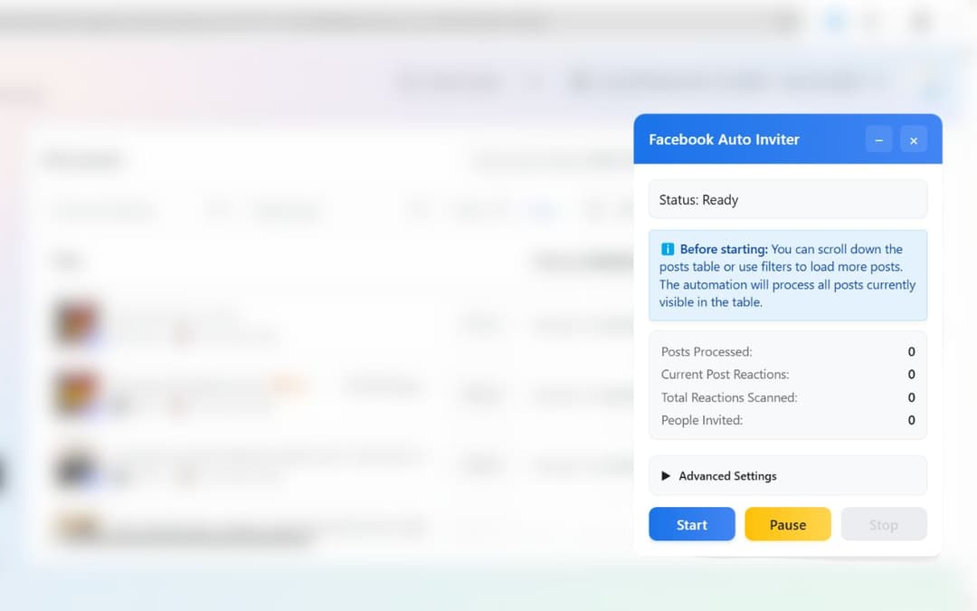 Multi-Post Invite via Business Suite Demo